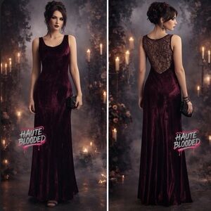 Cachet Dress Vintage 90's Shiny Mesh Sequin Open Back Whimsigoth Goth Fairy alt